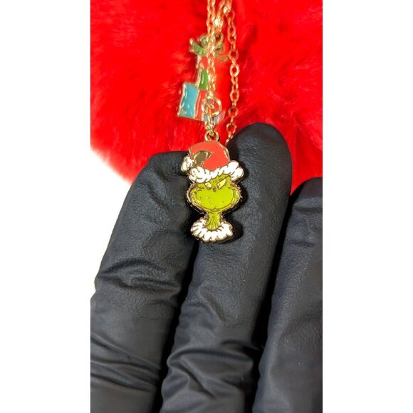The Grinch charm bracelet purse bag keychain Christmas Dr Seuss NEW ONLY 1 LEFT! - Picture 7 of 10